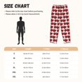thumbnail image 3 of Balery Cute Red Crab Pantalones de pijama para mujer, pijamas ultraligeros, pantalones de estar por casa-XX-Large, 3 of 6