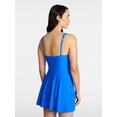 thumbnail image 5 of Time and Tru Women's and Women's Plus Size Wrap Swim Dress, Sizes XS-3X, 5 of 5
