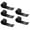 black, variant on 5Pcs Sweat Absorption Tennis Rackets Grip Badmintons Squash Training Sweatband Nonslip Tennis Grip Head Overgrip