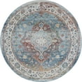 thumbnail image 3 of Traditional Area Rug (7'10'' Round) Oriental Cream, Gray Indoor Round Easy to Clean, 3 of 5