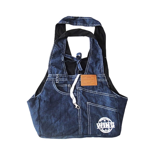 Billuyoard Bolso bandolera individual Bolso de viaje portátil Bolso de gran capacidad Bolsos de hombro duraderos Gatos Cachorros para animales Aseo de mascotas Azul oscuro