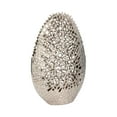thumbnail image 6 of Decorative Aluminum Vase with Organic Cutout Design Sculptural Metal Accent Piece Modern Abstract Openwork Motif Freestanding Etched Detailing Artisan Style Vase Contemporary Home Decor Element, 6 of 11