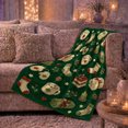 thumbnail image 6 of Christmas Cocoa Mugs with Stockings Candles Mittens and Pinecones, Cozy Holiday Style for Cocoa Lovers, Warm Flannel Blanket for Family Room and Guest Room, Christmas Gift, Home Decor, 6 of 9