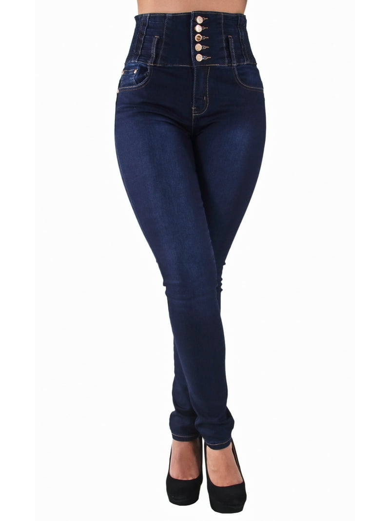 DIANTÉ HIGH WAIST SKINNY DENIM No Boundaries Juniors Curvy Ultra High Rise Ankle Skinny