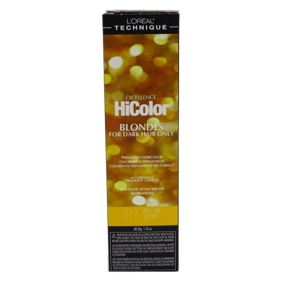 Loreal Excel Hicolor H17 Tube Sand Stone Blonde 1.74 Ounce (51ml) (Pack of 2)