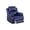 Blue Chair, variant on TrumanPick Manual Leather Recliner Chair,Overstuffed reclining Armchair Home Theater Sofa Recliner for Living Room,Blue