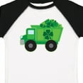 thumbnail image 4 of Inktastic St Patricks Day Irish Clover Dump Truck Childs Boys Toddler T-Shirt, 4 of 5