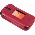 thumbnail image 6 of BELTRON Leather Case for Consumer Cellular Iris Flip Phone 2023 - Features: Secure Fit, Rotating Belt Clip, Screen & Keypad Protection SH3320 - Red, 6 of 6