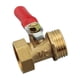 thumbnail image 3 of Interruptor de conector de manguera Toystoory de doble extremo de válvula de bola de latón, 3 of 6