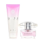 Versace Bright Crystal 1.7 oz EDT Spray Womens Perfume+ 3.4 Lotion Gift Set NIB