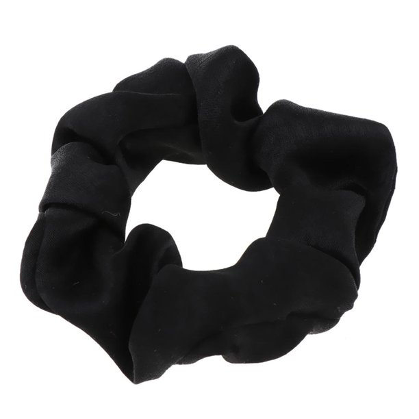 scrunchies de seda para el cabello cabellero Elástica Goma de Cabello Satinada de para Mujer - Negro, tal se describe Negro Magideal scrunchies de seda para el cabello