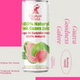 thumbnail image 4 of Elephant World 100% Natural Pink Guava Guayaba Juice Canned | NON GMO | 10.8 oz (Pack of 12), Guava, 4 of 6