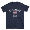 thumbnail image 1 of St. Bernard Ohio Patriot Men's Cotton T-Shirt, 1 of 1