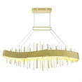 thumbnail image 3 of CWI Lighting Millipede 40 in LED Satin Gold Chandelier, 3 of 6