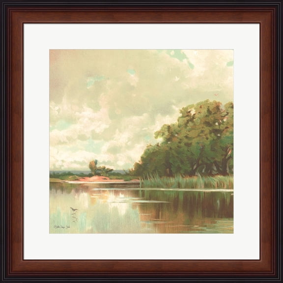 Great Art Now Country Pond 4 by Stellar Design Studio, Framed Wall Art, 24W x 24H