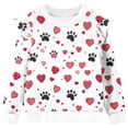thumbnail image 4 of EGNMCR Girls' Summer Easter Flower Print Short Sleeve Ruffled Pockets Round-Neck Printed Dress For Kids Girl Polyester Top, 4 of 5