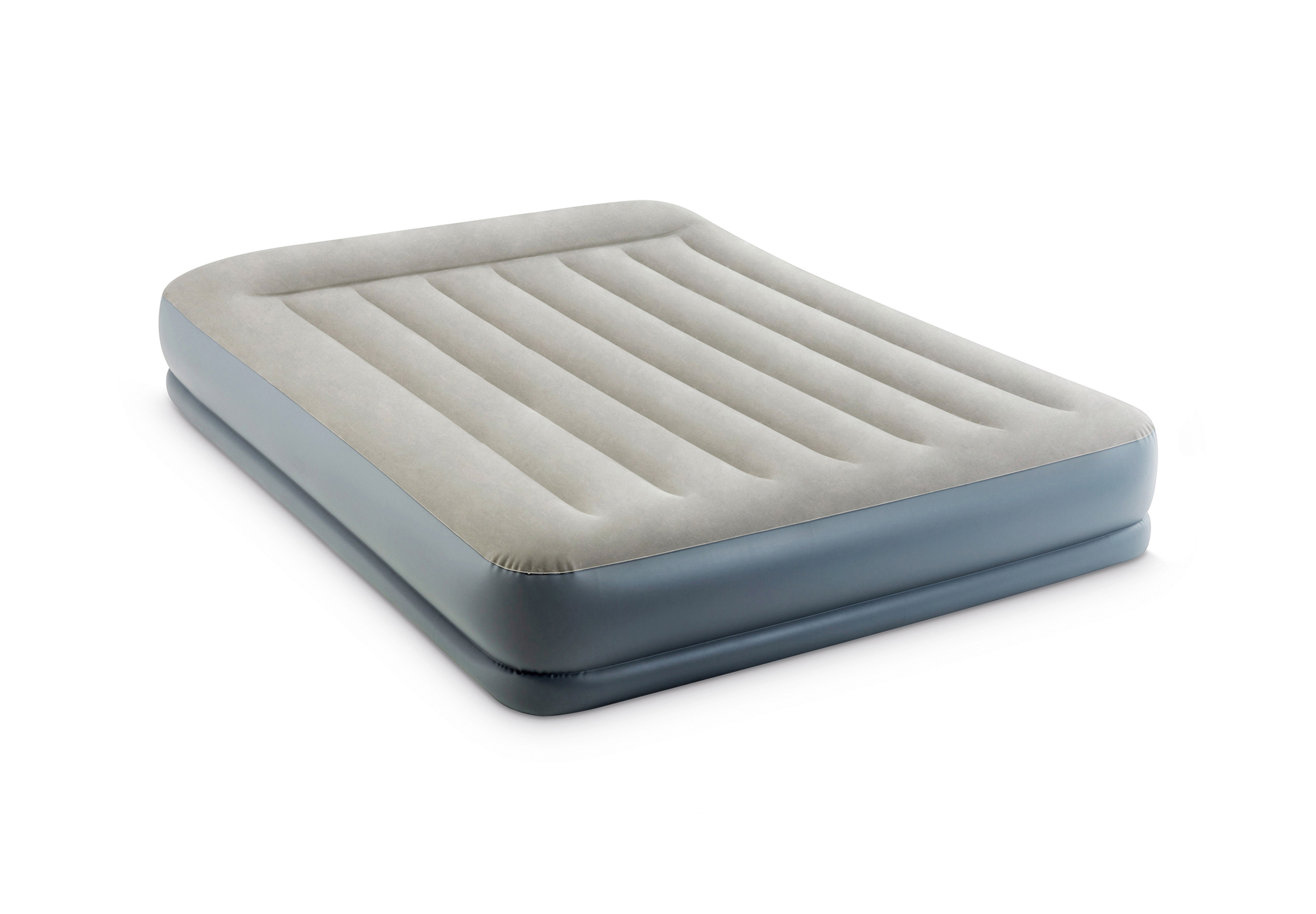 Intex Dura-Beam 12 inch Pillow Rest Mid-Rise Air Bed Mattress with Built-in Pump, Queen - image 4 of 13