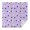Unicorn and Leaf, variant on Unicorn and Castle Purple Pattern Square Tablecloth, Waterproof Wipeable Spillproof Washable Table Cover for Home Kitchen Party and Daily Decor 60"x60"