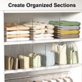 thumbnail image 2 of Separadores de estantes y organizadores para monederos SortnStore, acrílico, paquete de 8, 2 of 7
