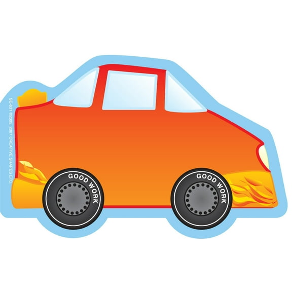SHAPES ETC. Mini Notepad - Race Car