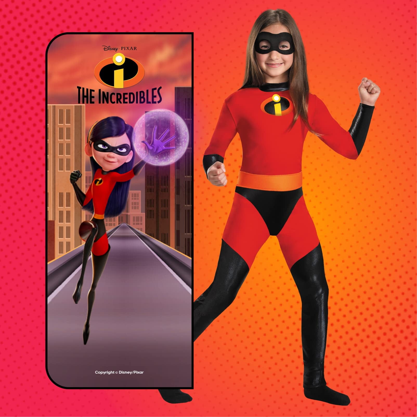 Kids Violet Incredible Costume Walmart