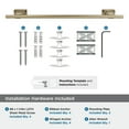 thumbnail image 4 of Amerock Bronx Golden Champagne 18 inch (457mm) Towel Bar, 4 of 7