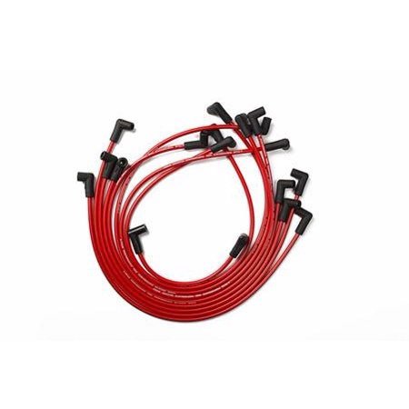 A-Team Performance 8.0mm Red Silicone Spark Plug Wires V6 V8 Compatible With Chevy Chevrolet GMC 4.3L 5.0L 5.7L TBI