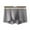 Grey, variant on Mens Panties Men's Boxer Briefs Men's Underwear Trunks Breathable Underpants Pouch Men's Underwear Boxer Briefs for Men