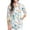 Paradise, variant on Elsie & Zoey Tessa XL Watercolor 3/4 Sleeve Collared Tunic Blouse for Women