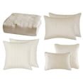 thumbnail image 2 of 5th Avenue Lux Noelle 7 Piece Luxurious Gold Comforter Bedding Set, Queen, 2 of 8