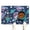 Cosmos Dog Fo, variant on Palm Tree Sunset Absorbent Dog Food Mat - Non-Slip Rubber Base - Tropical Themed Placemat - Washable Surface - Keeps Floors Dry & Clean