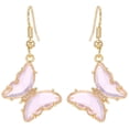 thumbnail image 1 of Dangle Drop Earrings Butterfly: Fake Crystal Charm Earrings Pierced Earrings, 1 of 2