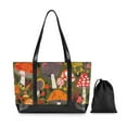 thumbnail image 7 of FORMRS Laptop Tote Bag for Women with 15.6" Computer Compartments Handbag, Vibrant Mushroom, 7 of 7