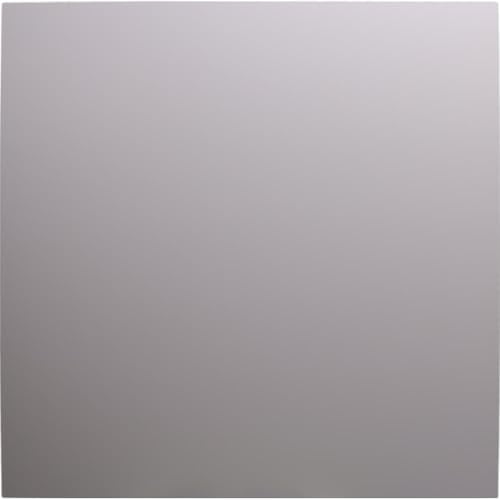 uDecor DuraClean Smooth Gray 2x2 Vinyl Ceiling Tile - Box of 10 - Washable, Fire-Rated, PVC