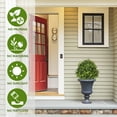 thumbnail image 4 of Poetree 2.3FT Artificial Topiary Ball Boxwood Topiary Tree in Pot for Indoor Outdoor Home Office Decor Pack of 2, 4 of 14
