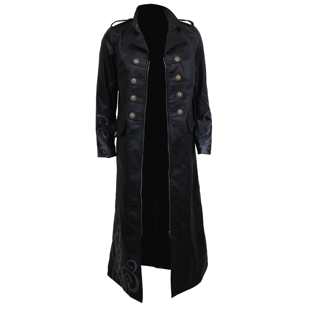 Spiral - Spiral Direct JUST TRIBAL - Gothic Trench Coat PU-Leather ...