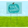 thumbnail image 1 of Trick Or Trinket (18" x 24") Yard Sign, Includes Metal Step Stake, 1 of 6