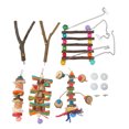 thumbnail image 2 of Bird Parrot Swing Chewing Toy Set,6pcs Parrot Swing Chewing Bird Swing Chewing Toys Parrot Hanging Swing Toy Exceptional Reliability, 2 of 8