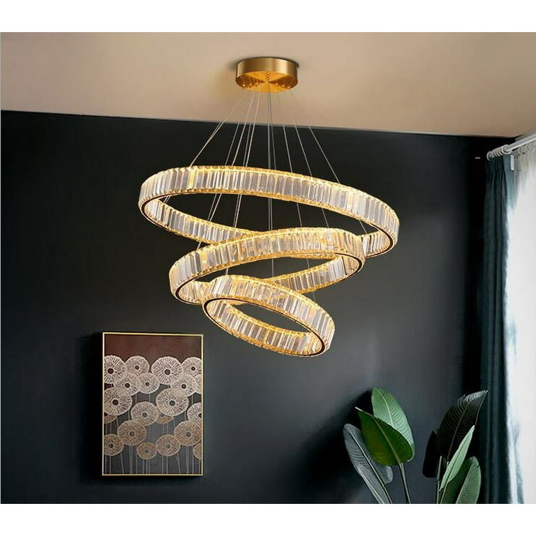 Ancillary 3-Ring LED Chandelier