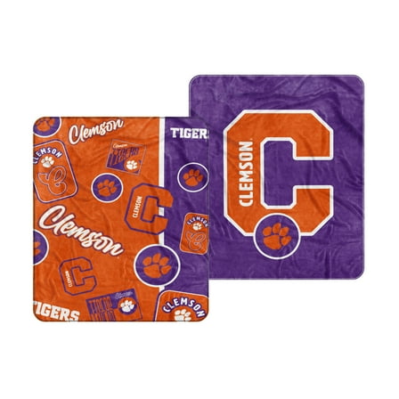 Clemson Tigers 50" x 60" Dream Weave Throw Blanket