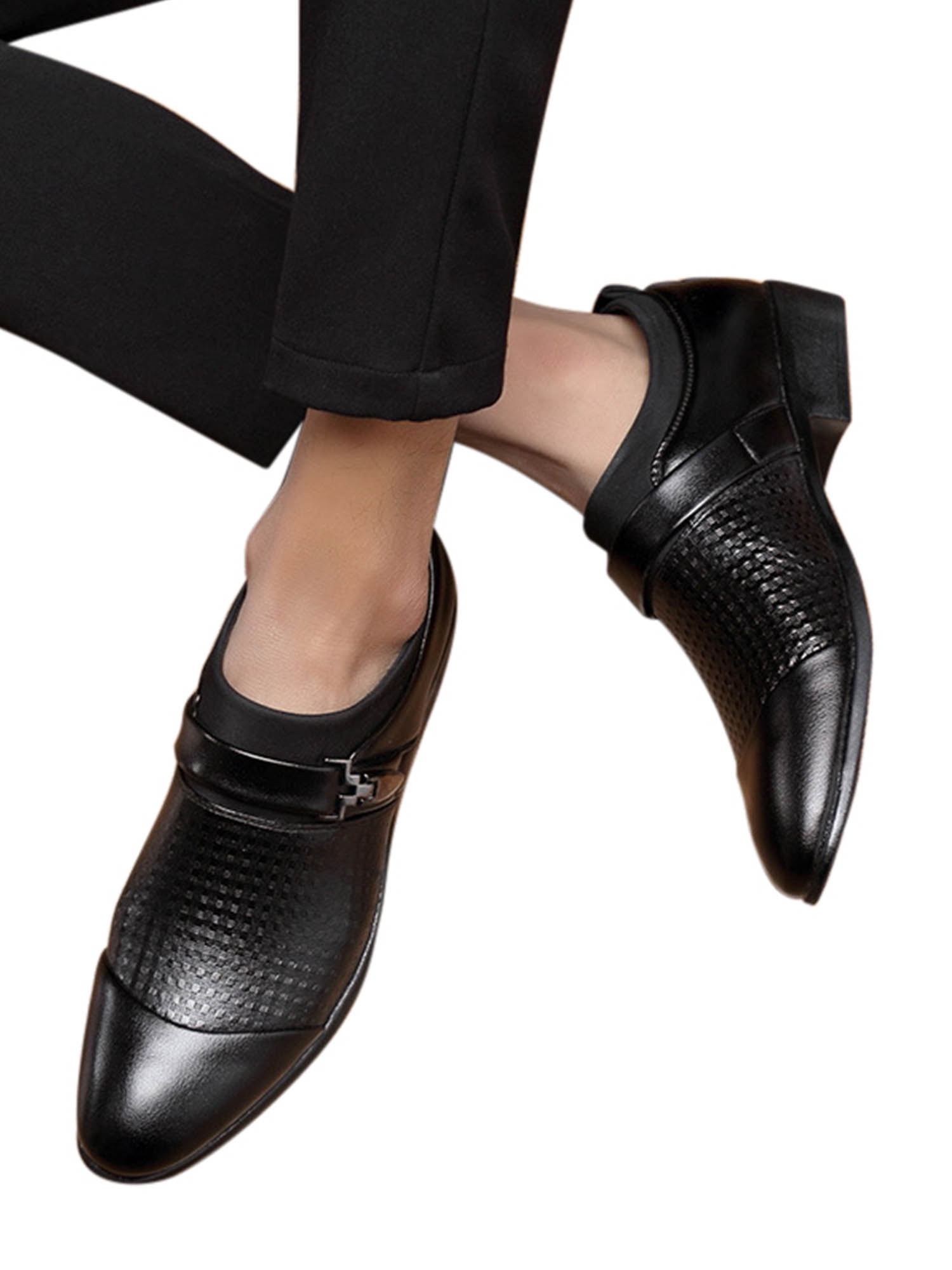 Men/'s Oxfords Leather Shoes Casual Pointed Toe Wedding Formal Office Work Shoes