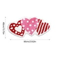 thumbnail image 2 of Valentine's Day Carpet Bathroom Rug Love Heart Bath Mat Non Slip Shower Rugs Love Shape Front Door Mat Carpet,Washable Door Mat Welcome Carpet,Valentine's Day Decoration, 2 of 6