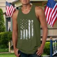 thumbnail image 5 of Caqnni Men's American Flag Tank Top Shirts Sleeveless Casual 4th of July Day Patriotic Shirts (AG,L), 5 of 5