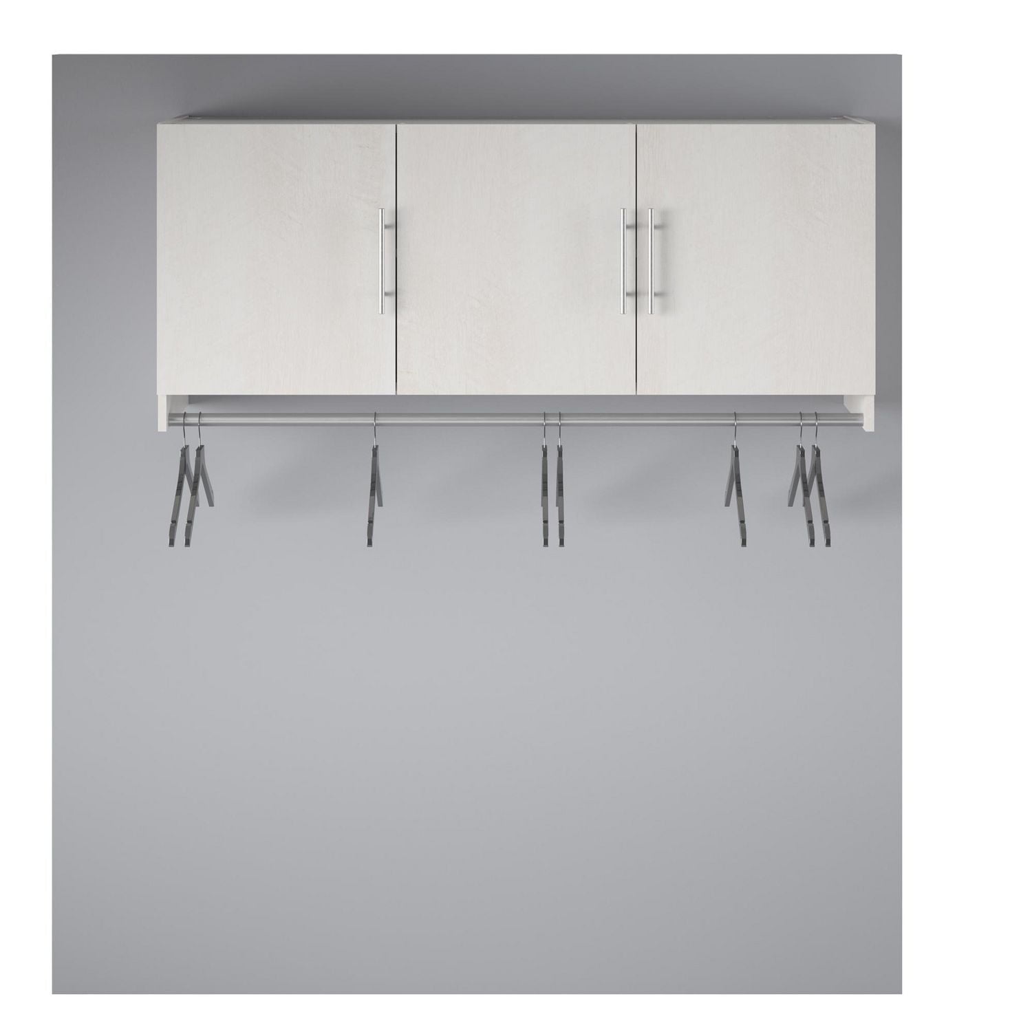 Systembuild Evolution Camberly Armoire murale 3 portes avec tringle de suspension Chêne ivoire