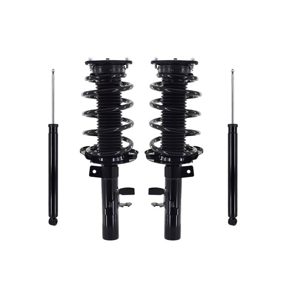 Set 4 Front Quick Complete Strut-Coil Spring-Rear Shock For 2013-2016 Ford C-Max Energi SEL