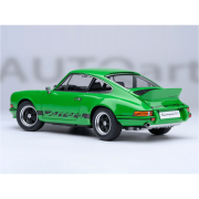 Porsche 911 Carrera 2.7 RS Viper Green with Black Stripes and Wheels 1/18 Model Car by Autoart