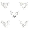 thumbnail image 2 of Monstrate El colgante de pared de macramé elegante agrega un toque de lujo a la decoración del hogar Decoración colgante de pared interior Type2 NO2, 2 of 6