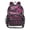 Pink-lace, variant on Large Clear PVC Backpack Heavy Duty See Through Backpack for Adults Work Travel, Pink-lace Printed 12L