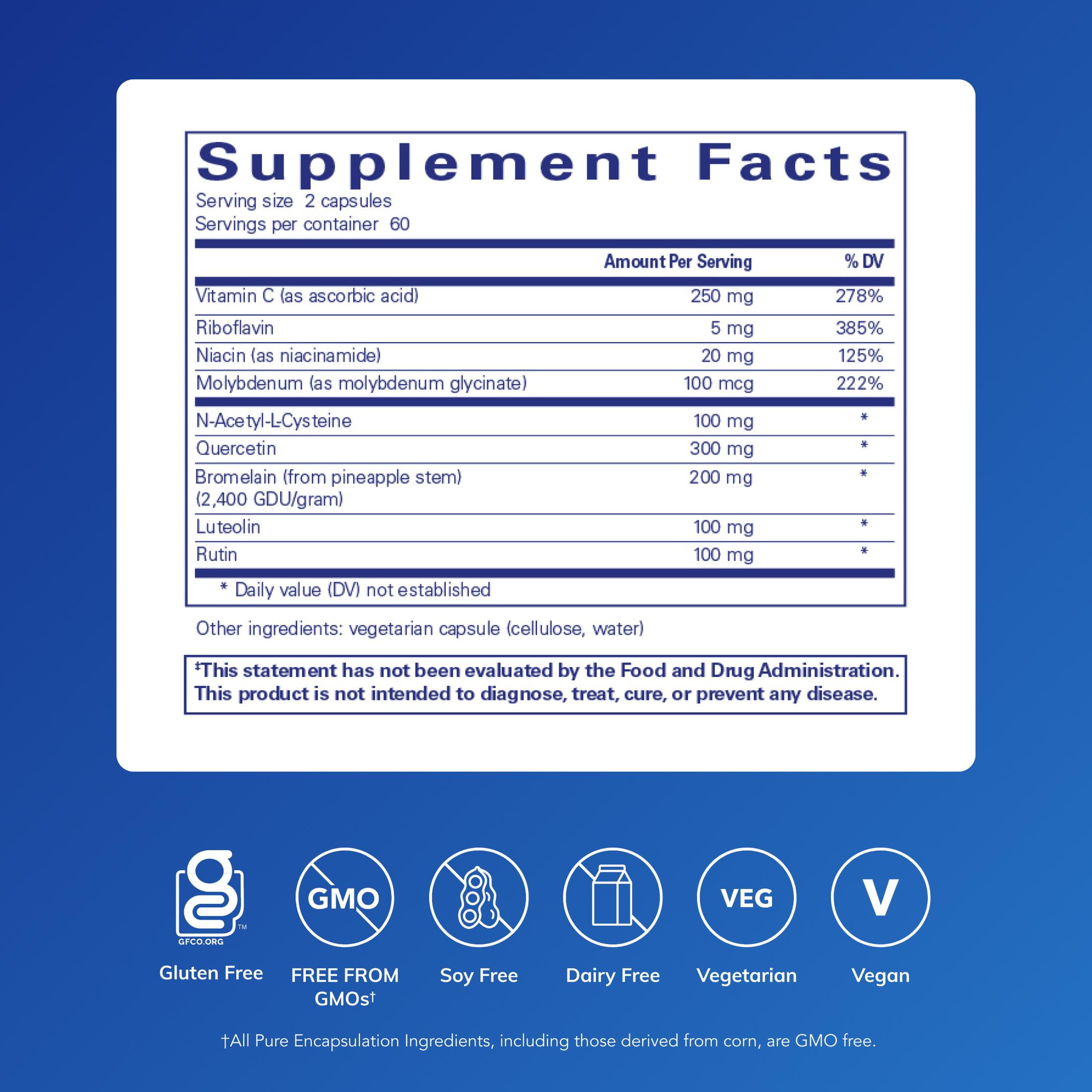 Pure Encapsulations Hist Reset | Support for Nasal and Respiratory Health* | 120 Capsules