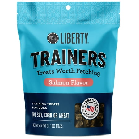 UPC: 0856452005366 | BIXBI Liberty Pocket Trainers  Soft & Chewy  Salmon Flavored treats for dogs  6 oz
